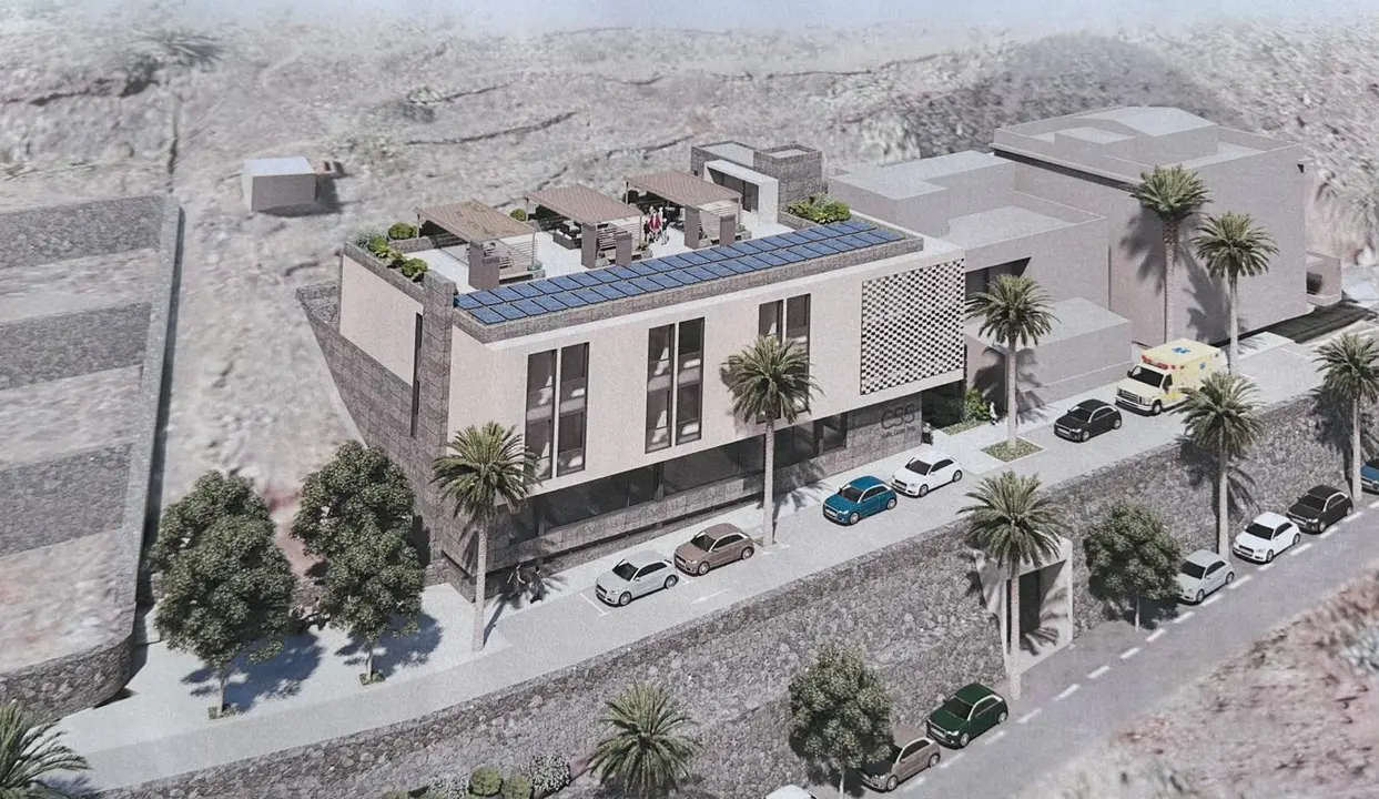 Proyecto preliminar del futuro centro sociosanitario de Valle Gran Rey