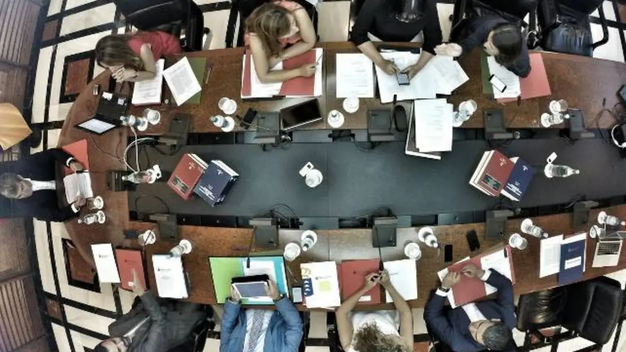 Imagen al inicio de la reuni&oacute;n del Consejo de Gobierno