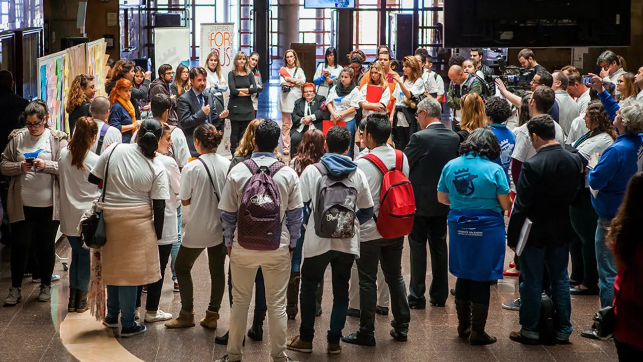 Clausura de las III Jornada de Voluntariado en la ULL/Foto: Tony Cuadrado/Freelancer