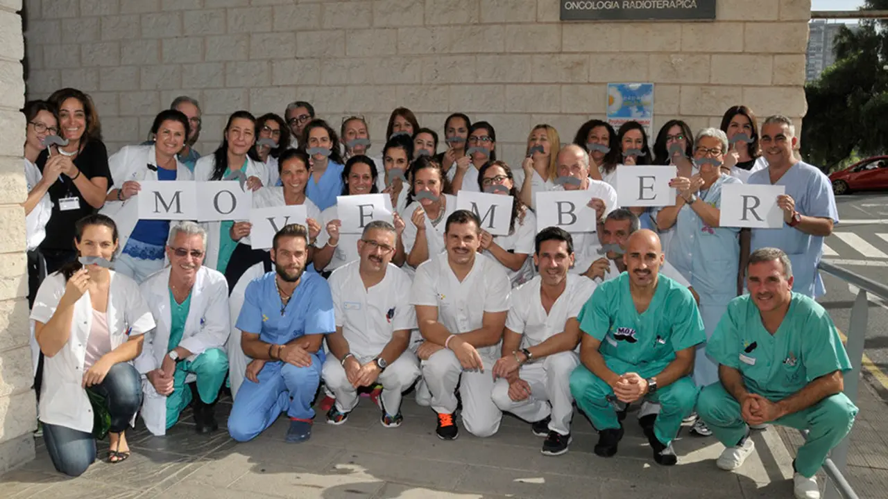 Personal del Hospital, con la iniciativa Movember