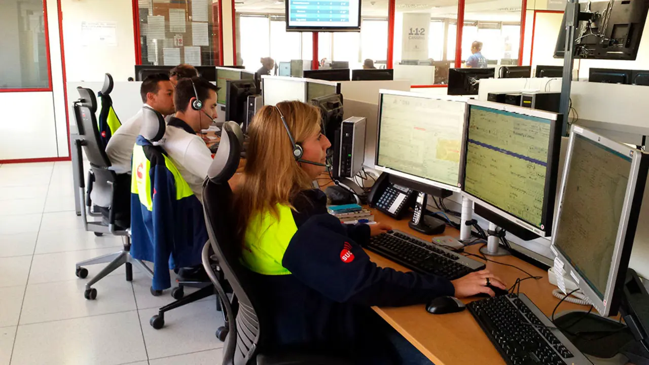 M&eacute;dico del SUC en el centro coordinador