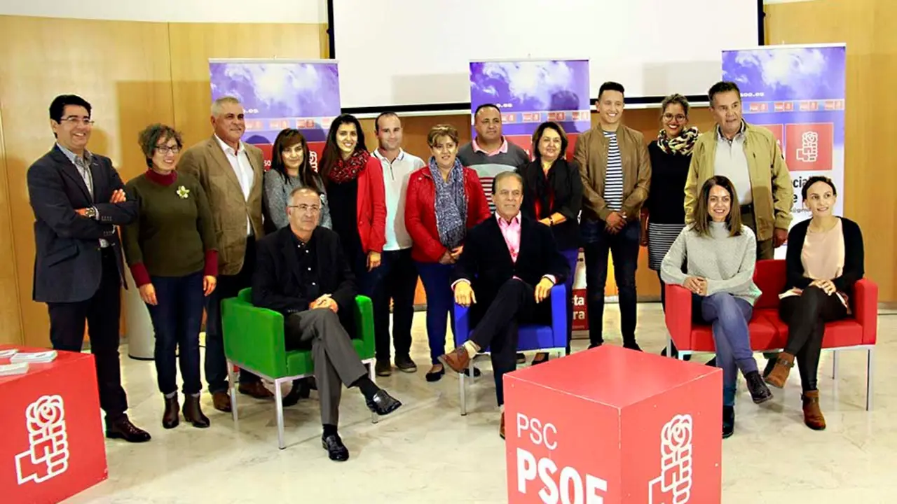 Encuentro candidatos PSOE-NC por Tenerife en Gu&iacute;a de Isora
