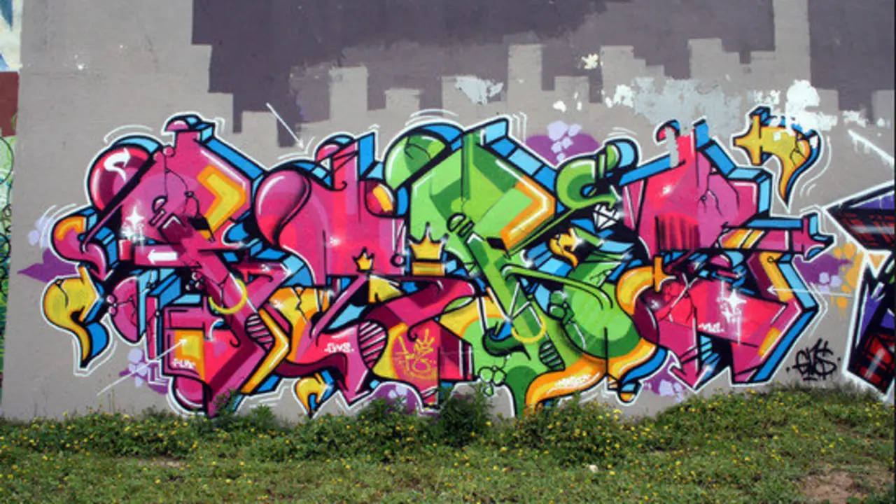 Foto de un graffiti