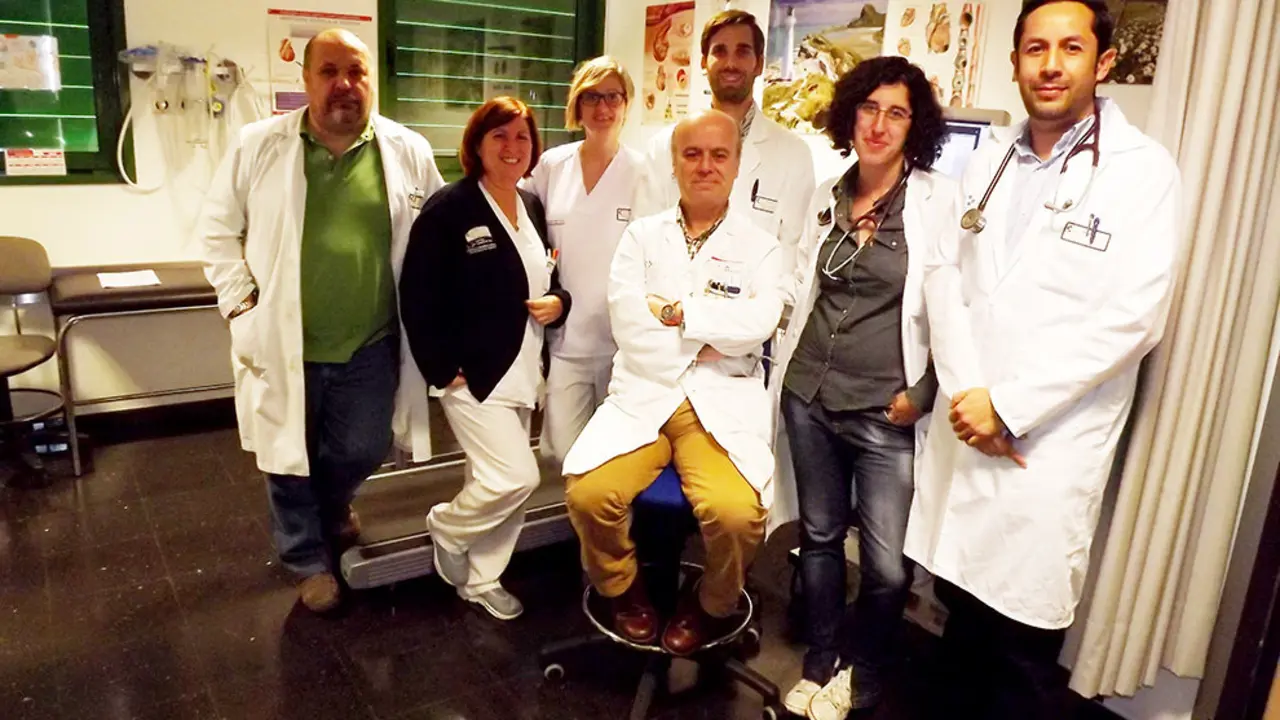 Equipo de cardiolog&iacute;a