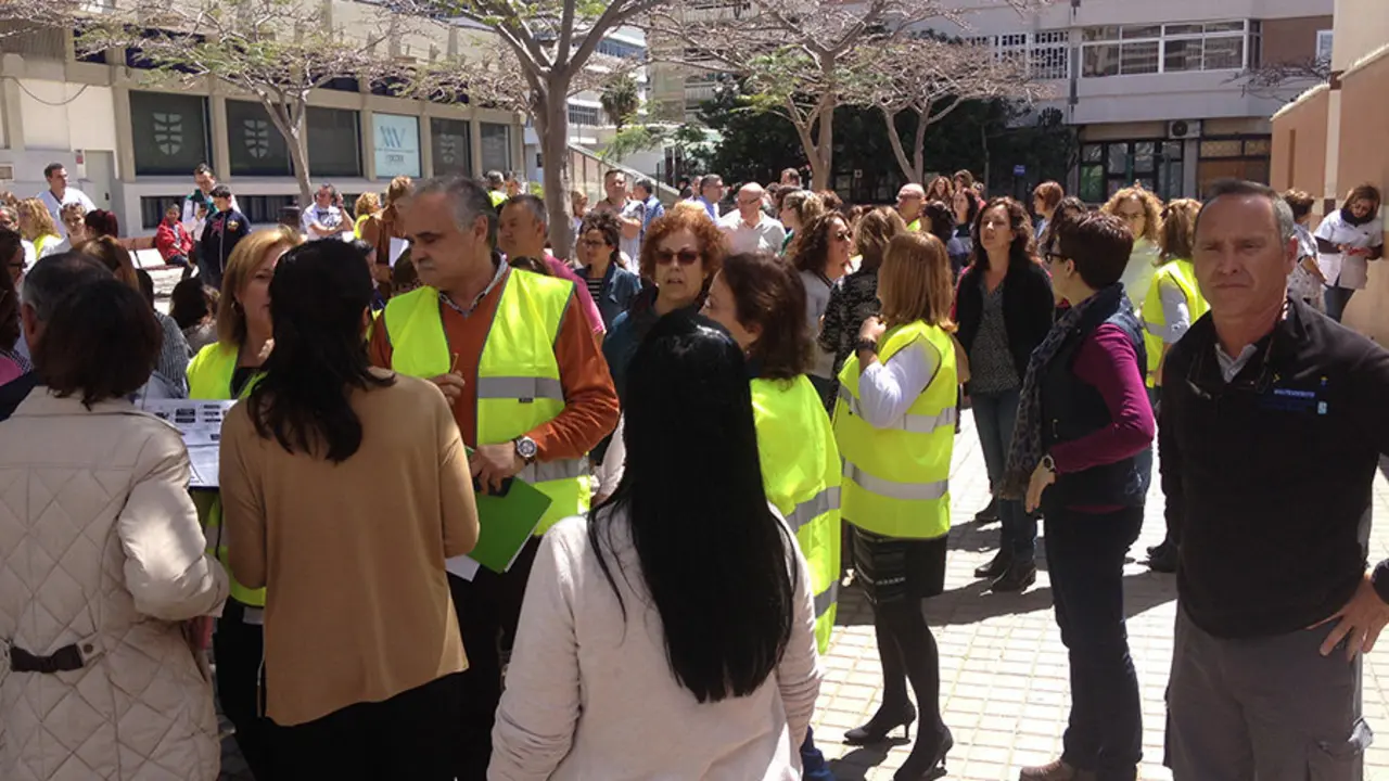 Momento del simulacro