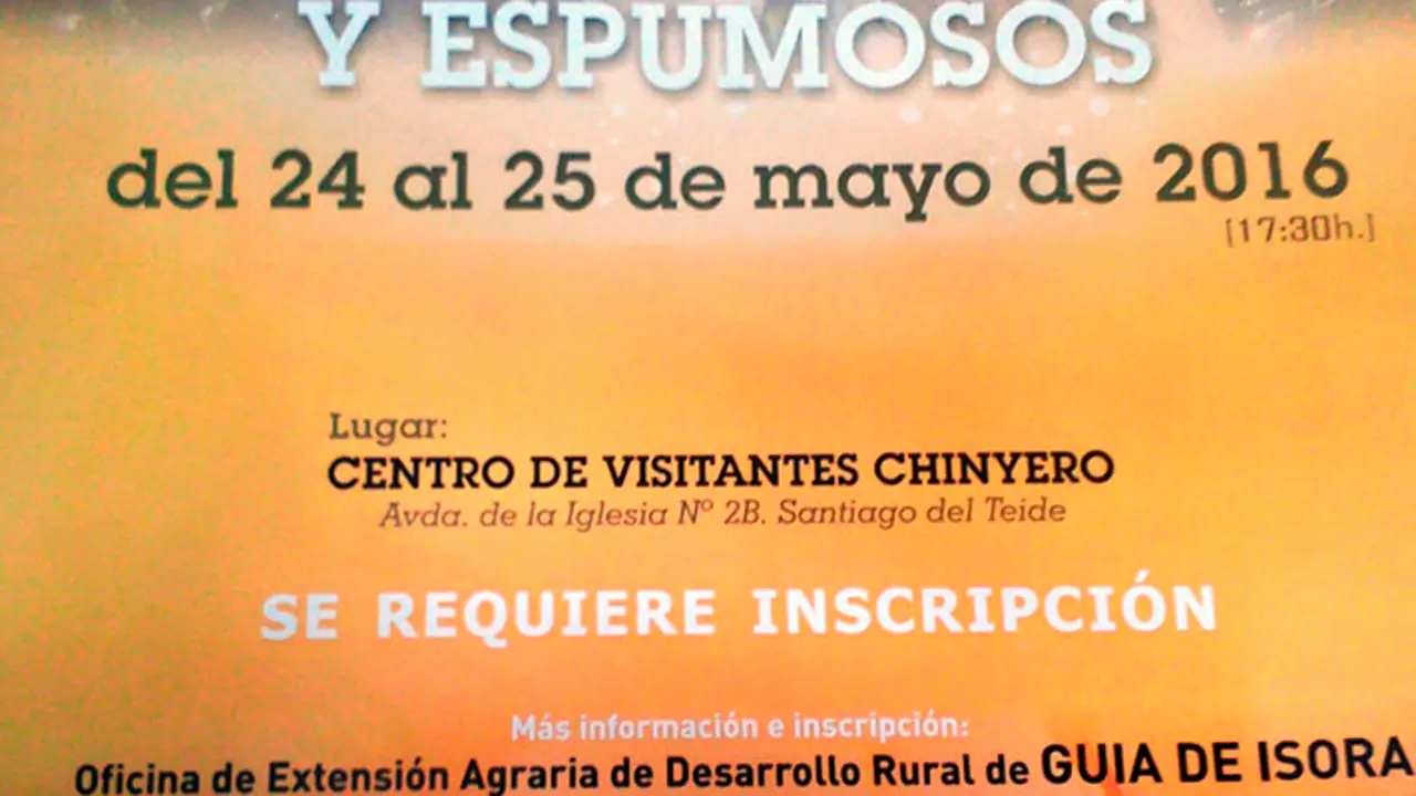 Cartel de las jornadas a desarrollar