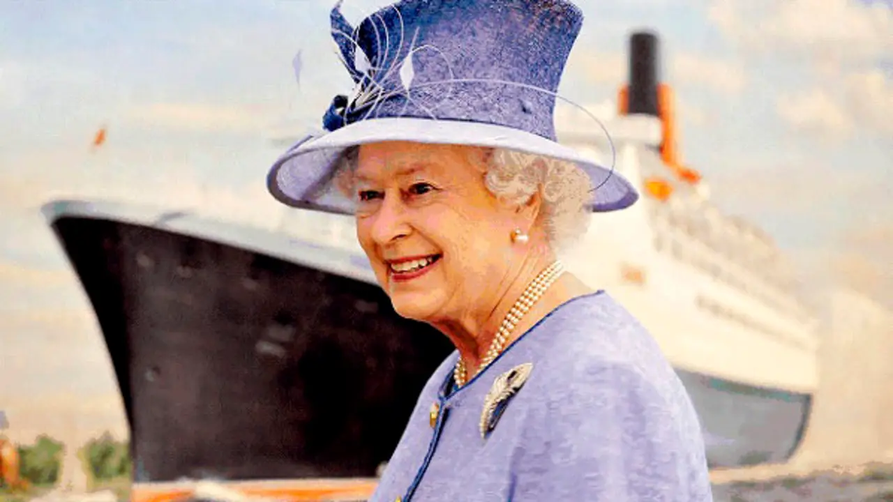 Foto reina Isabel II