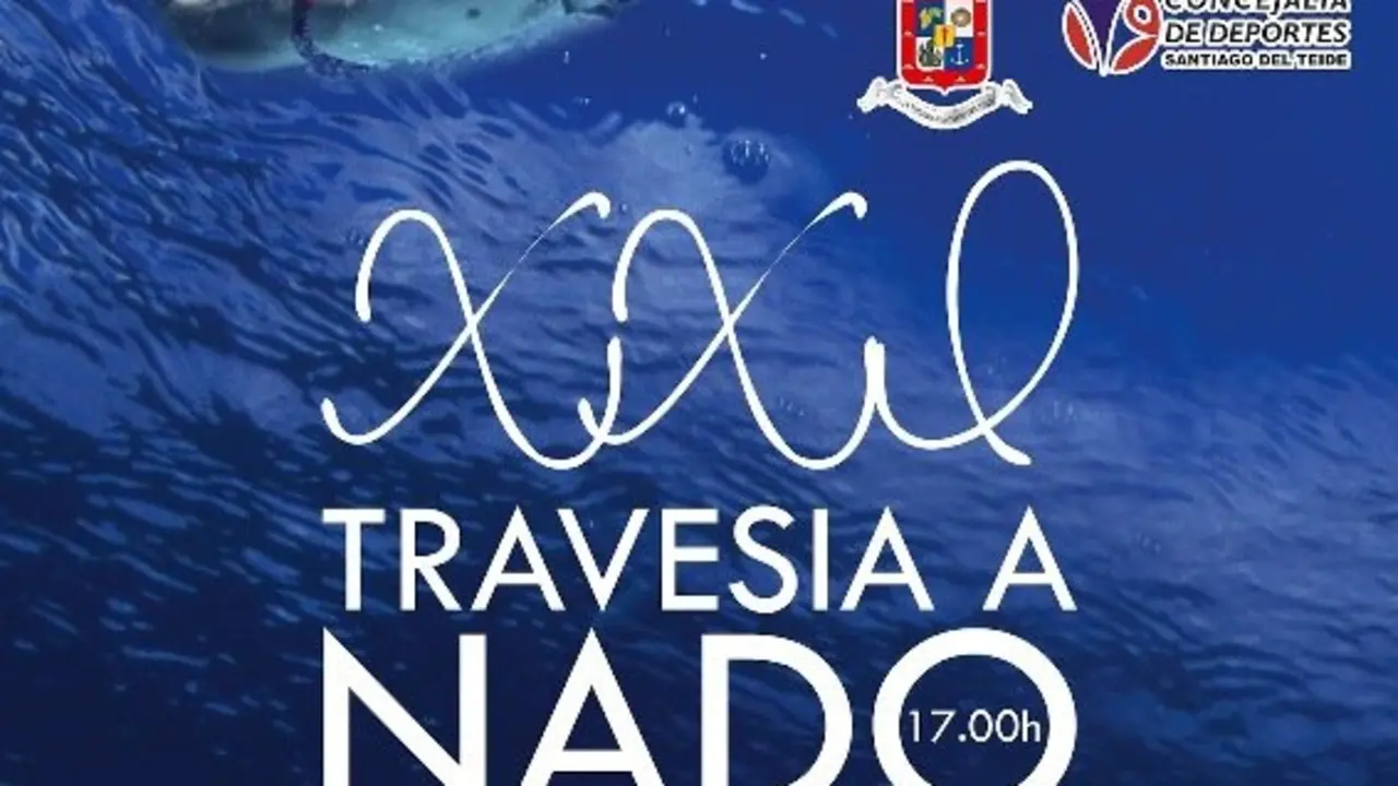 Cartel Traves&iacute;a a Nado Santiago del Teide 2016
