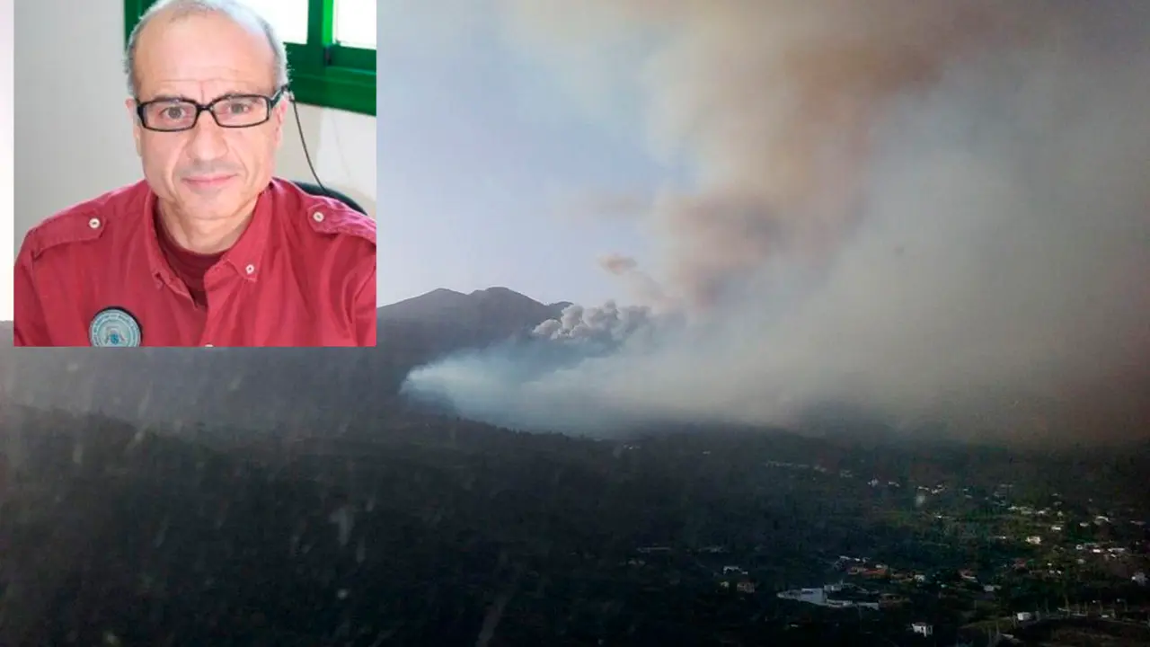  Vista a&eacute;rea incendio La Palma