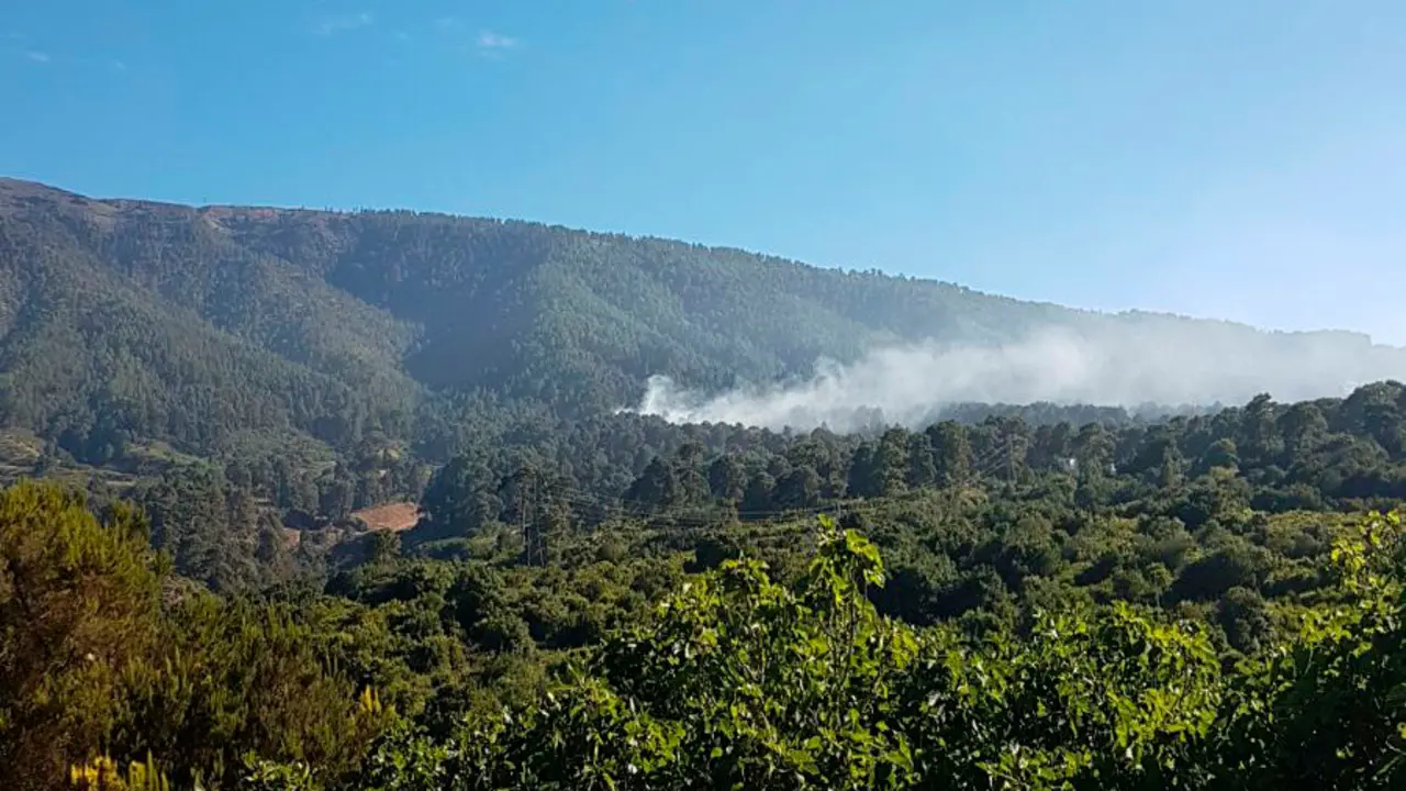 INCENDIO EN GARAFIA LA PALMA