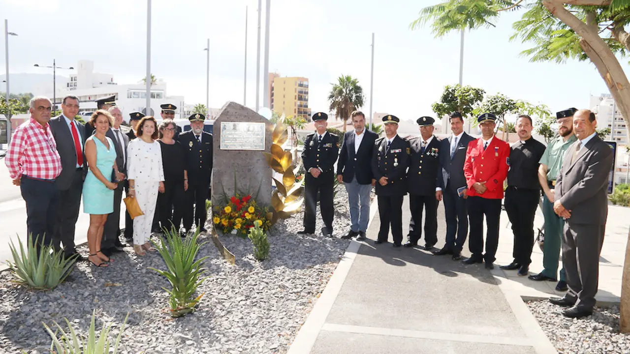 HOMENAJE POLICIA NACIONAL ANGEL CUSTODIO