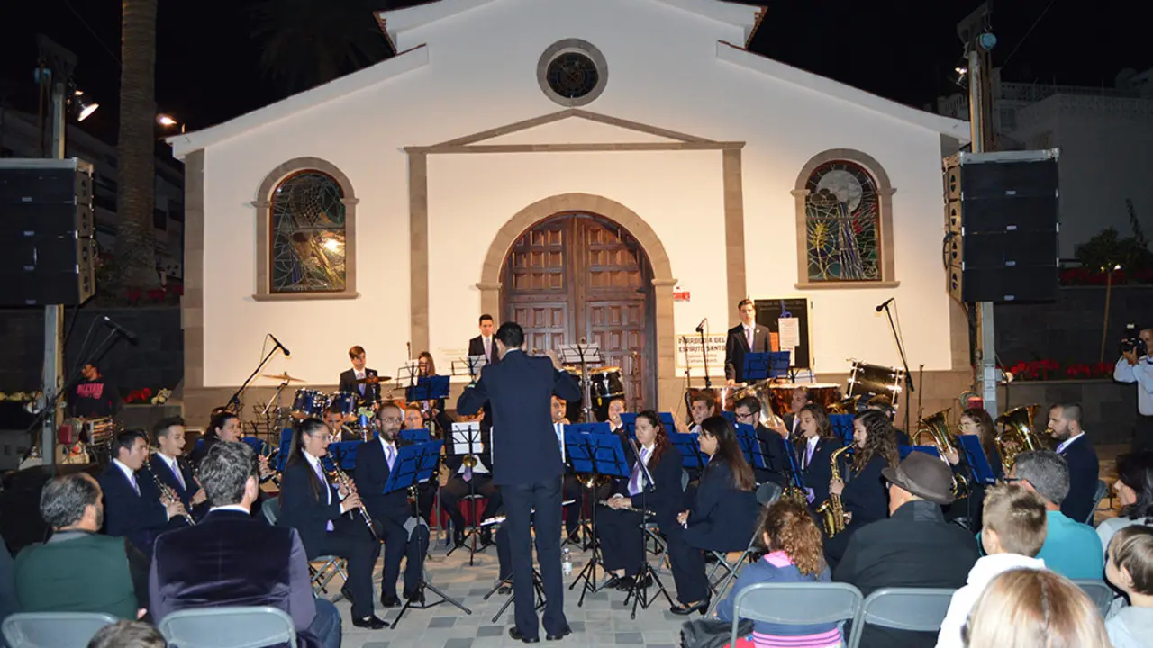 Foto reciente de una actuaci&oacute;n de la Banda Municipal