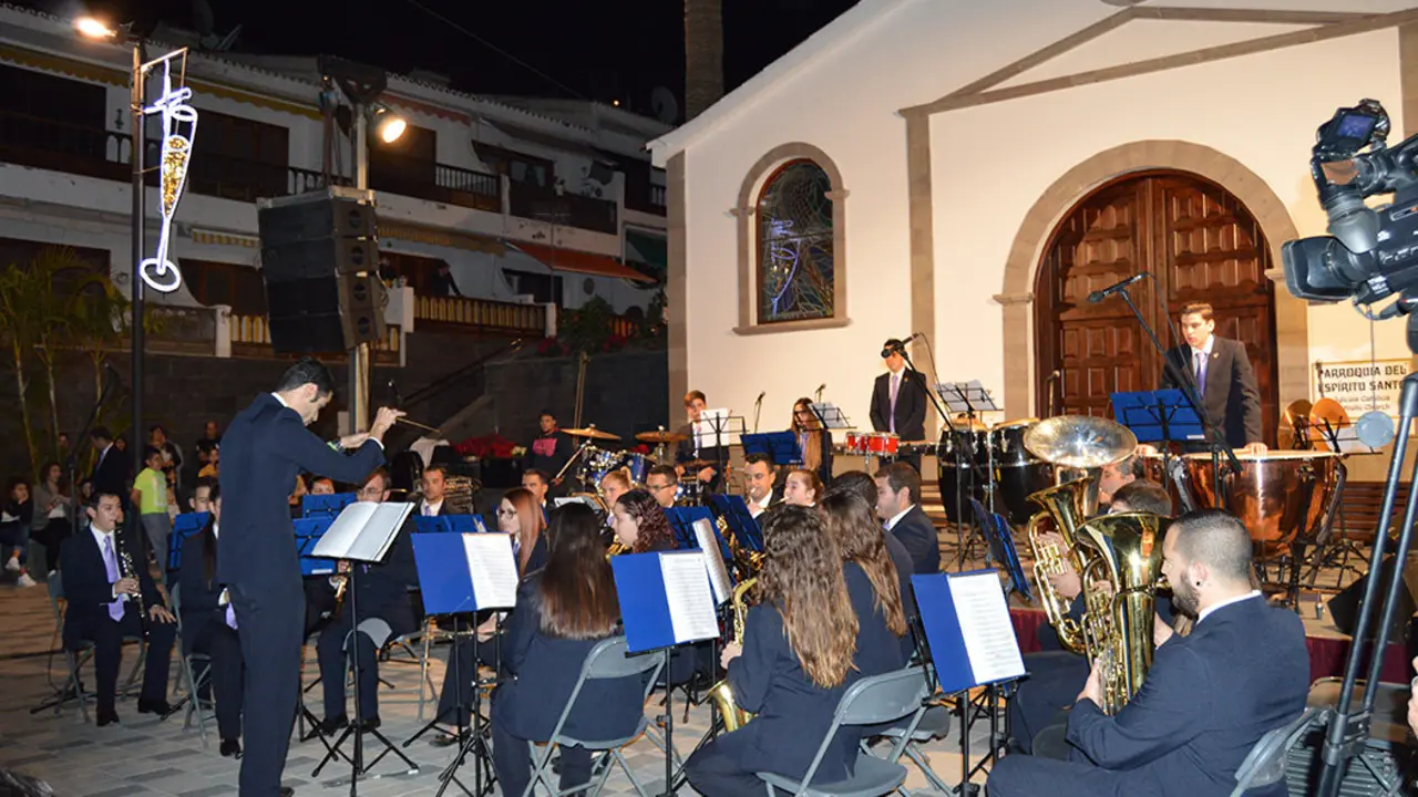 Foto de la Banda Municipal en concierto