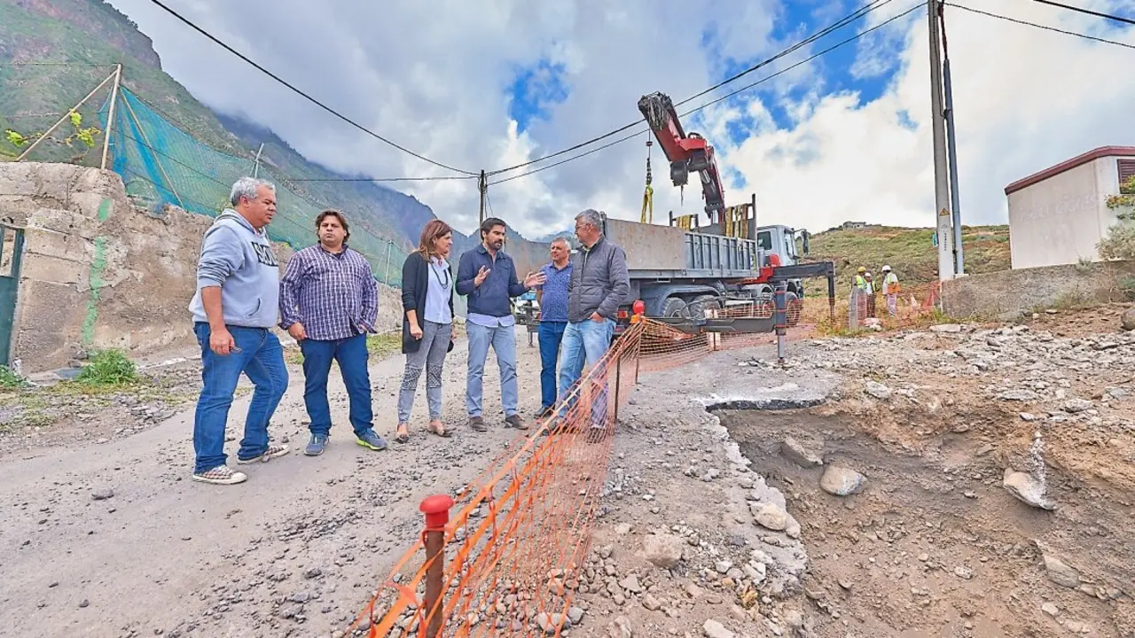 Visita obras Bco La Ladera de Guimar