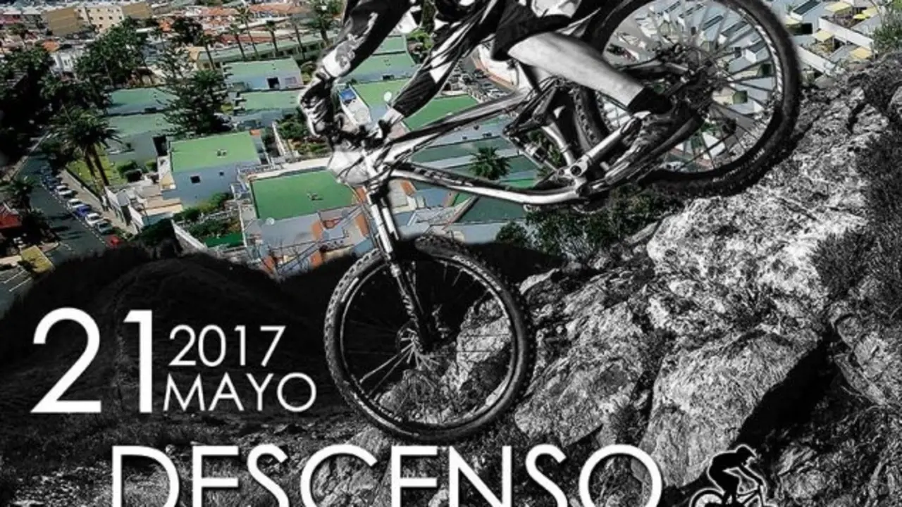 Cartel Descenso Extremo Mountain Bike Santiago del Teide 2017_Fotor