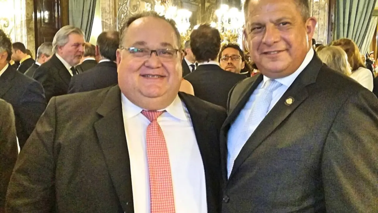 Involcan-Nemesio P&eacute;rez y el presidente de Costa Rica Luis Guillermo Sol&iacute;s _Fotor