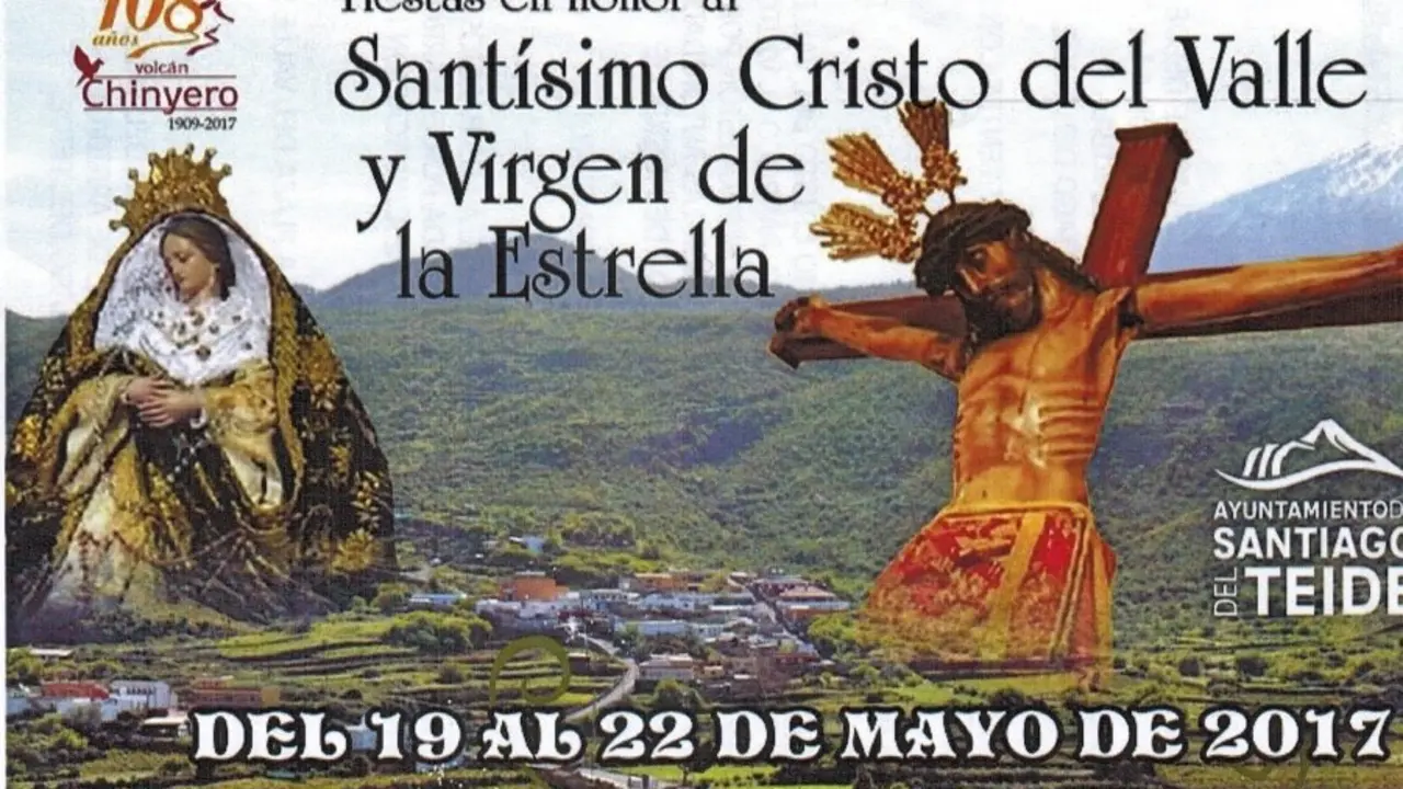 Cartel fiestas en El Valle de Arriba_Fotor