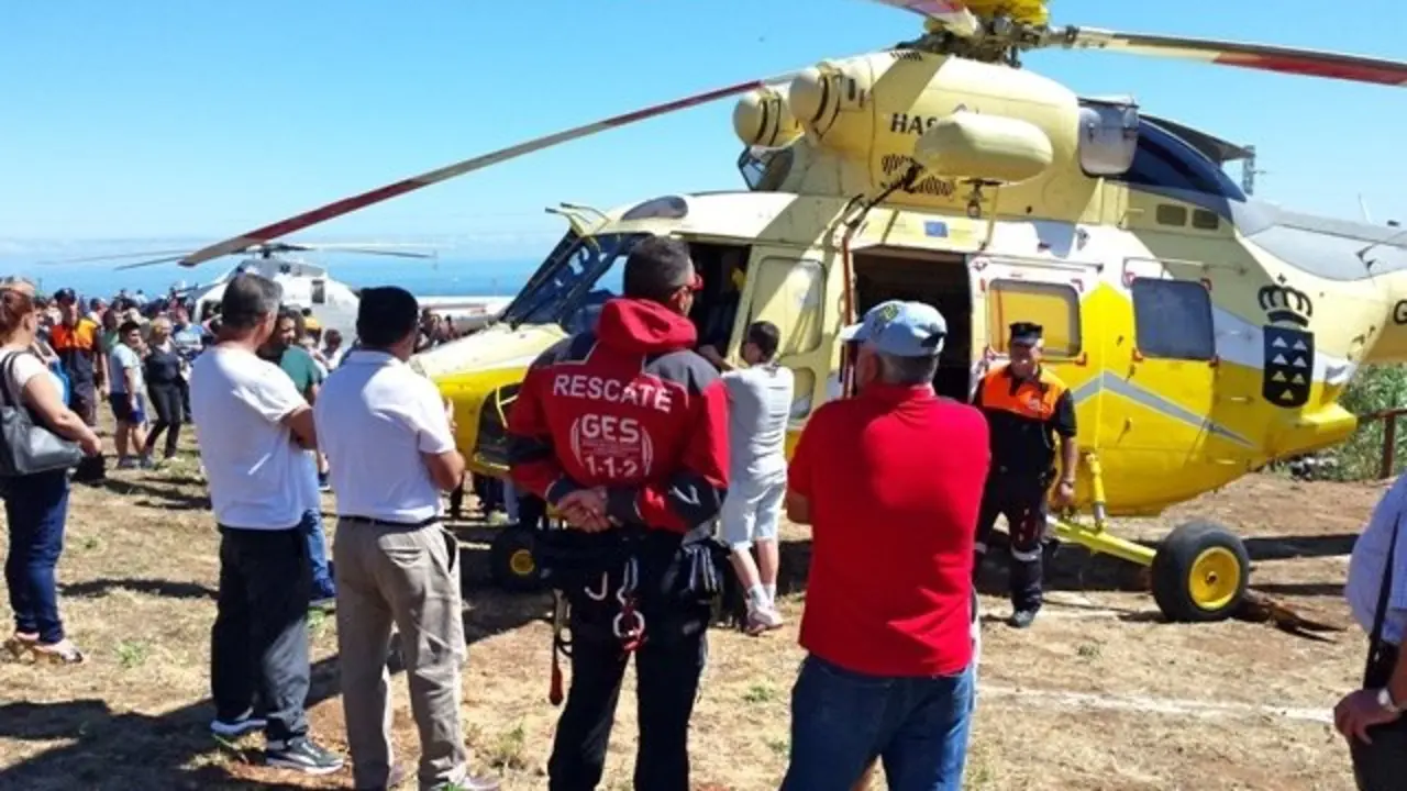 Helic&oacute;ptero rescate del GES_Fotor