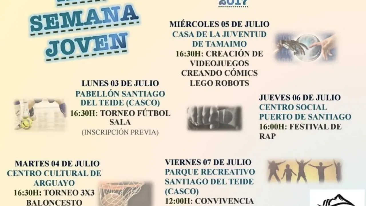 Cartel de las actividades a desarrollar_Fotor
