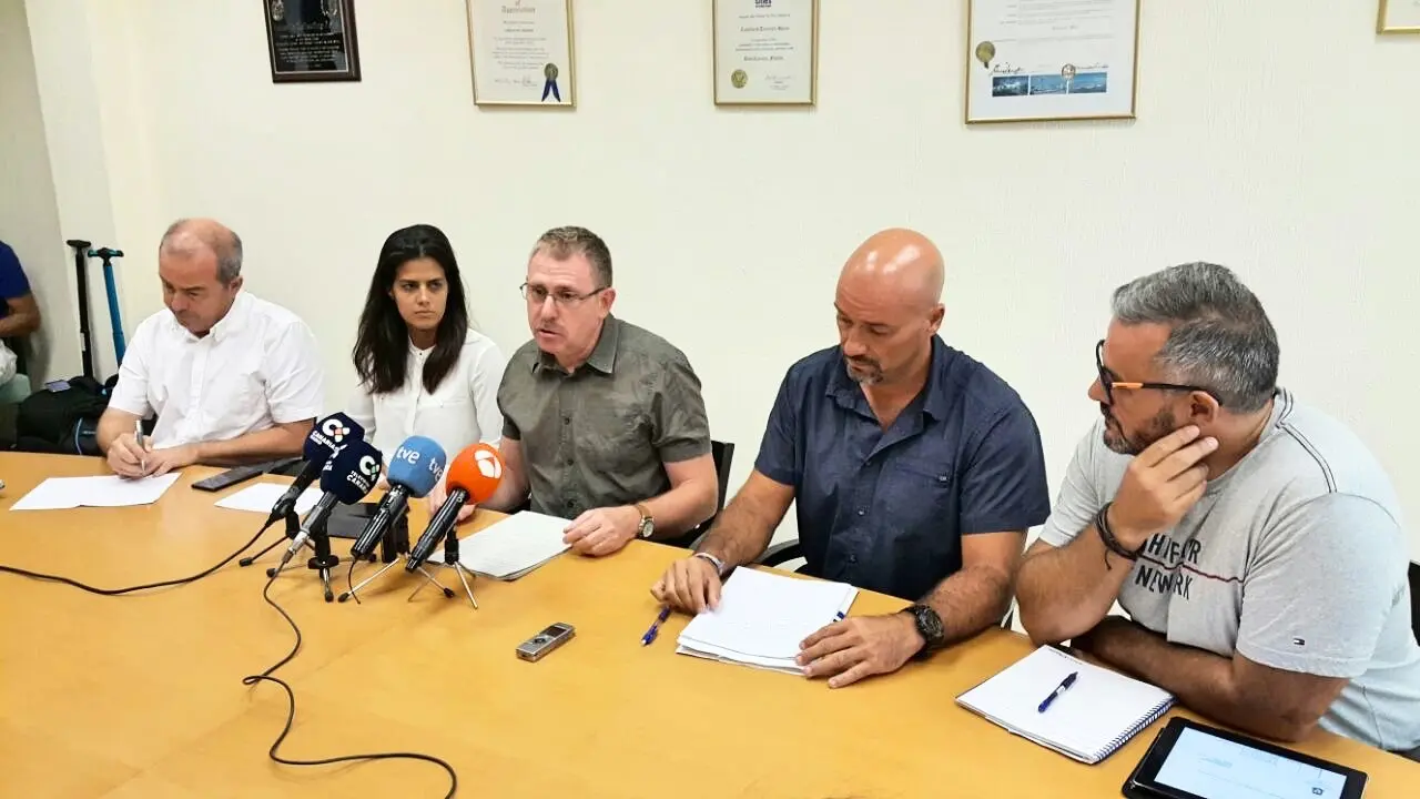 Rueda de prensa conjunta Podemos, S&iacute; se Puede, Izquierda Unida