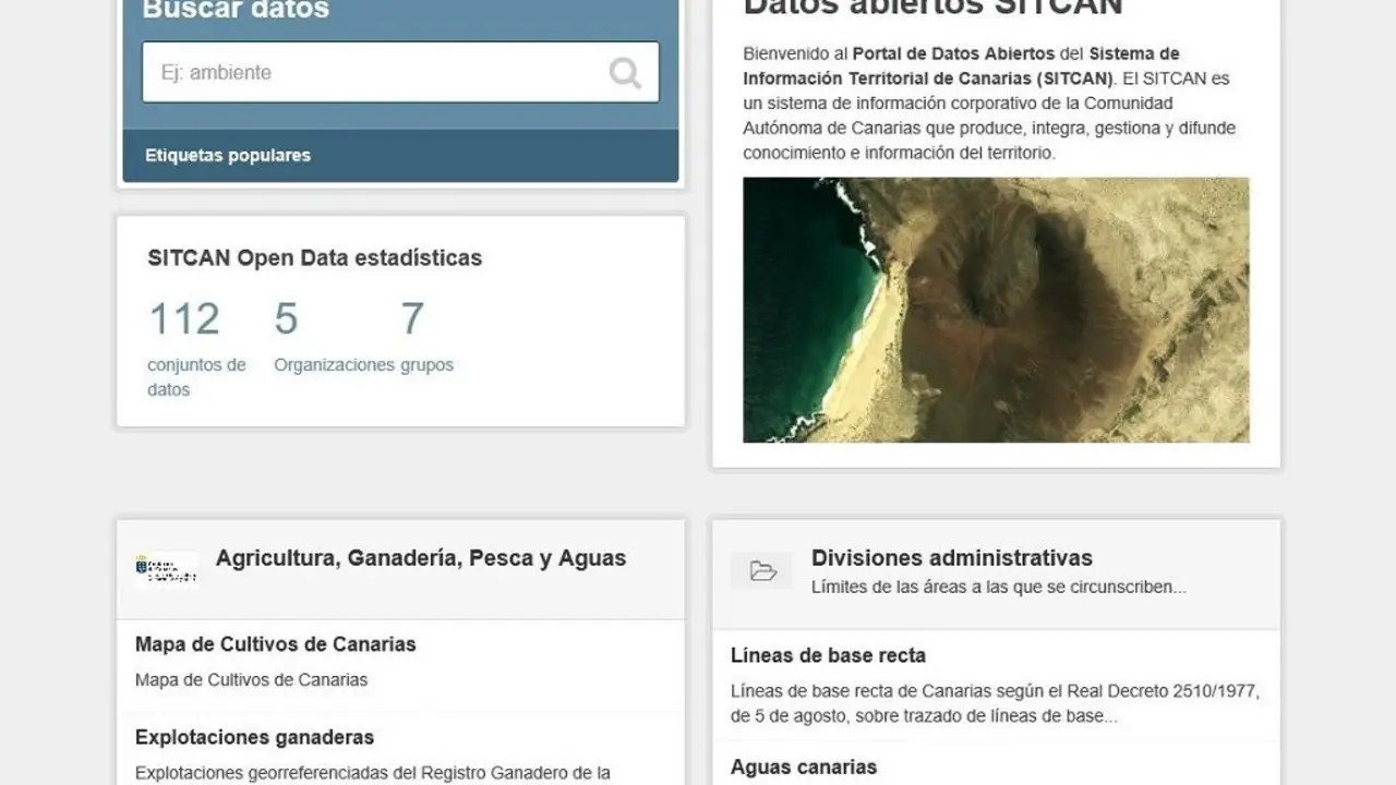 Visor Portal de Datos Abiertos del SITCAN