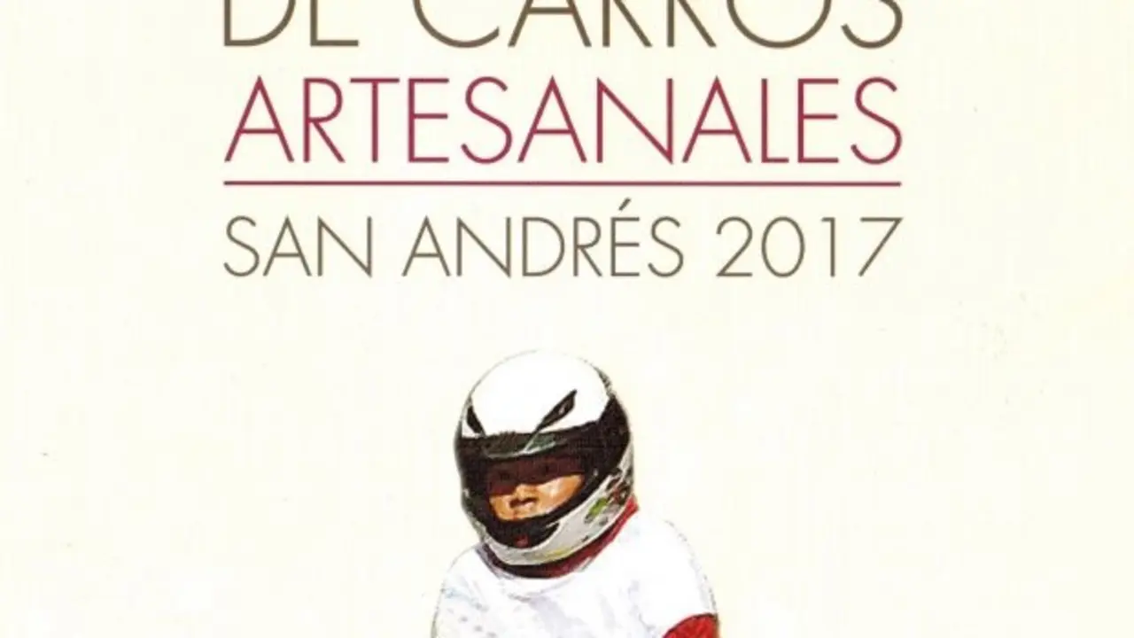Cartel del I Concurso de Carros Artesanales San Andr&eacute;s 2017_Fotor
