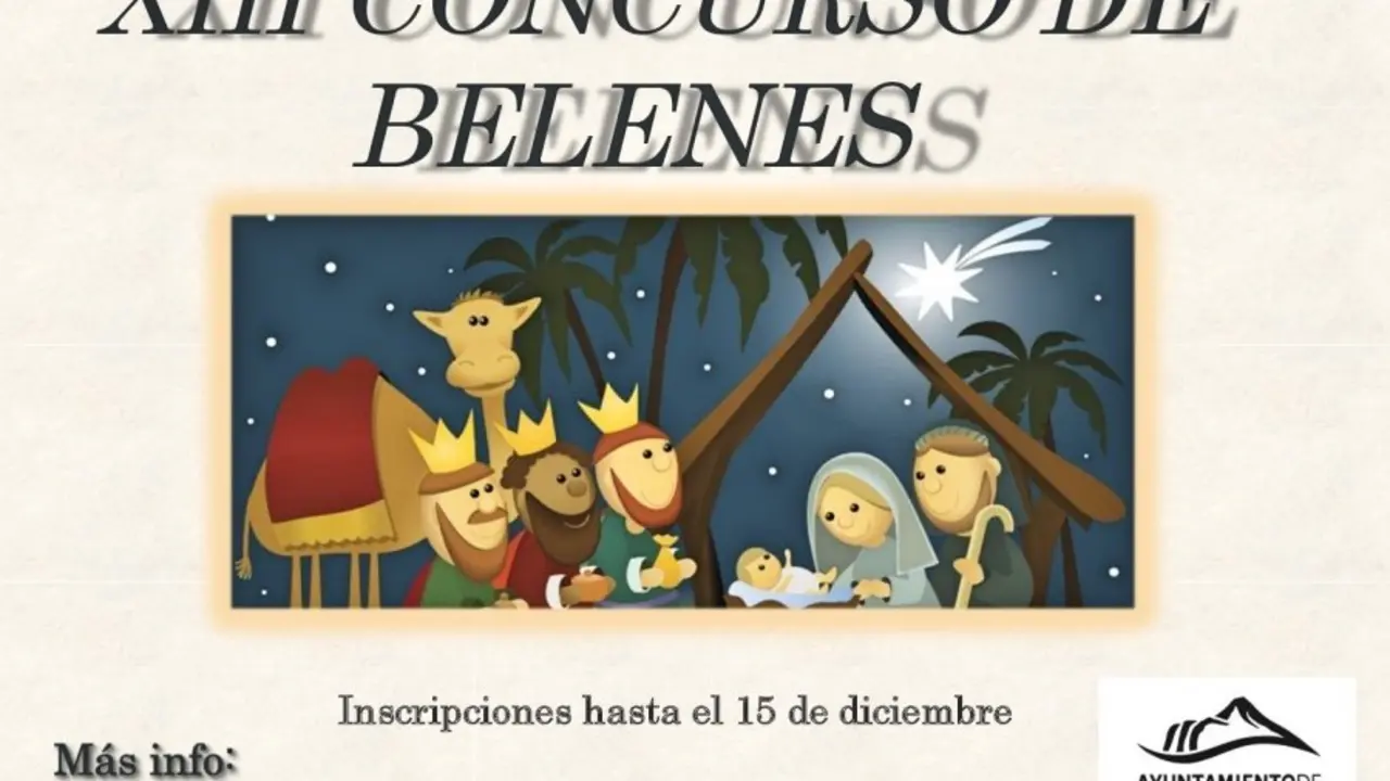 Cartel de la XIII edici&oacute;n del Concurso de Belenes_Fotor