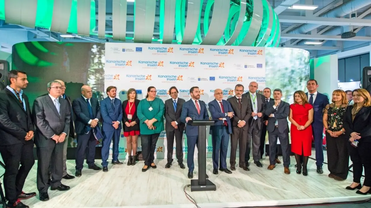 Inauguraci&oacute;n del Pabell&oacute;n de Canarias, esta ma&ntilde;ana, en la Feria Internacional de Turismo de Berl&iacute;n ITB 2018. BERLIN, 7 de febrero de 2018