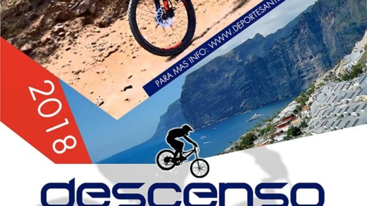 Cartel Descenso DH Santiago del Teide_Fotor