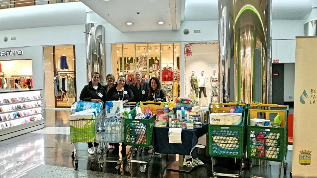 BEPALA protagoniz&oacute;​ el s&aacute;bado,​ la Recogida de Productos en Hiperdino ​C.C. ​El Muelle