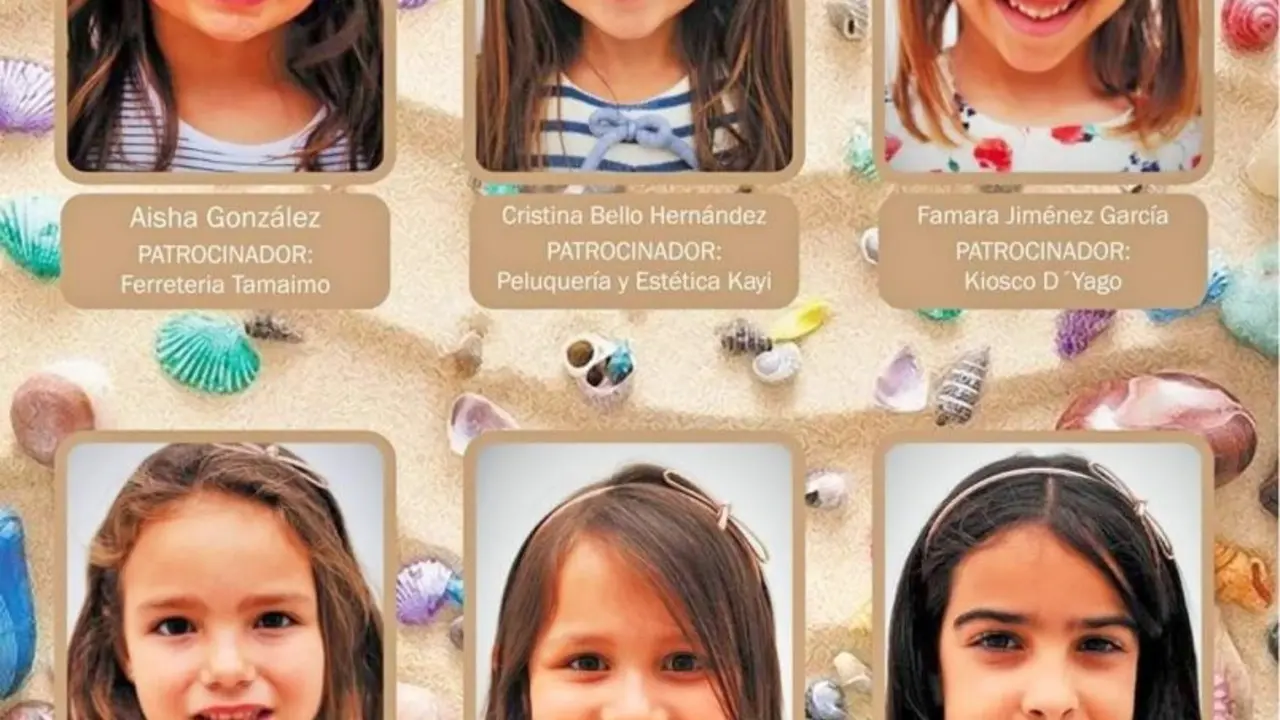 Candidatas a Reina Infantil fiestas de Puerto de Santiago_Fotor