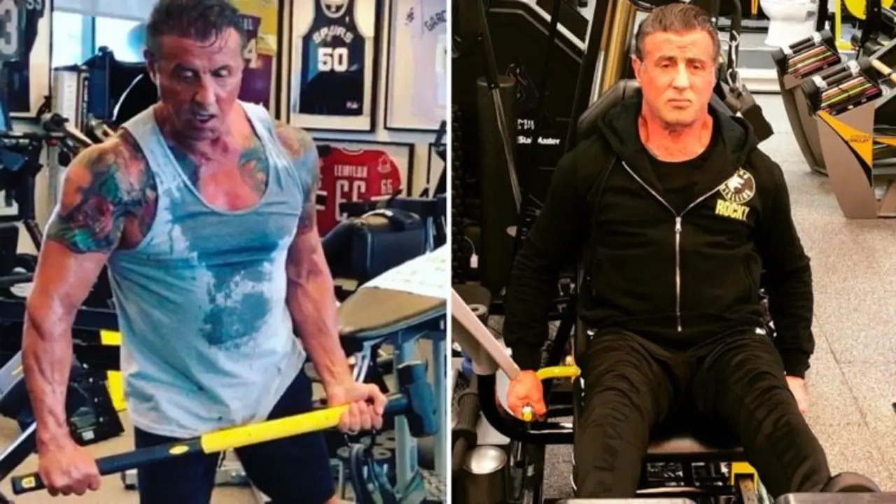 Silvester Stallone se pone en forma para el rodaje de Rambo V