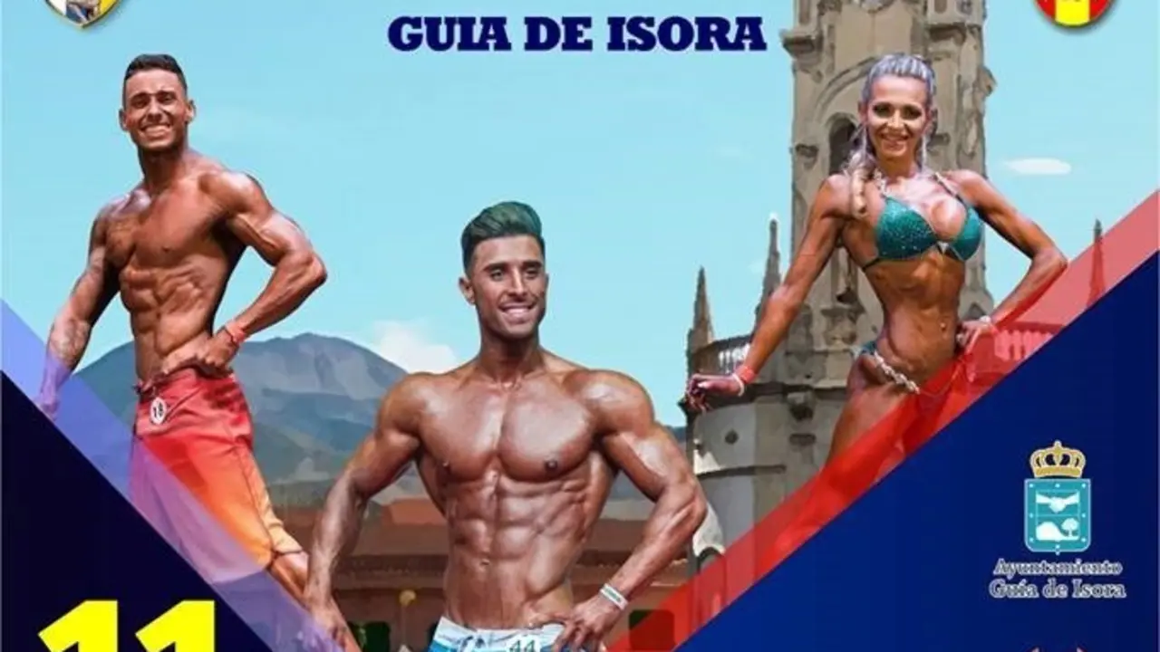 Cartel VIII Copa de Canarias Fisioculturismo y Fitness_Fotor