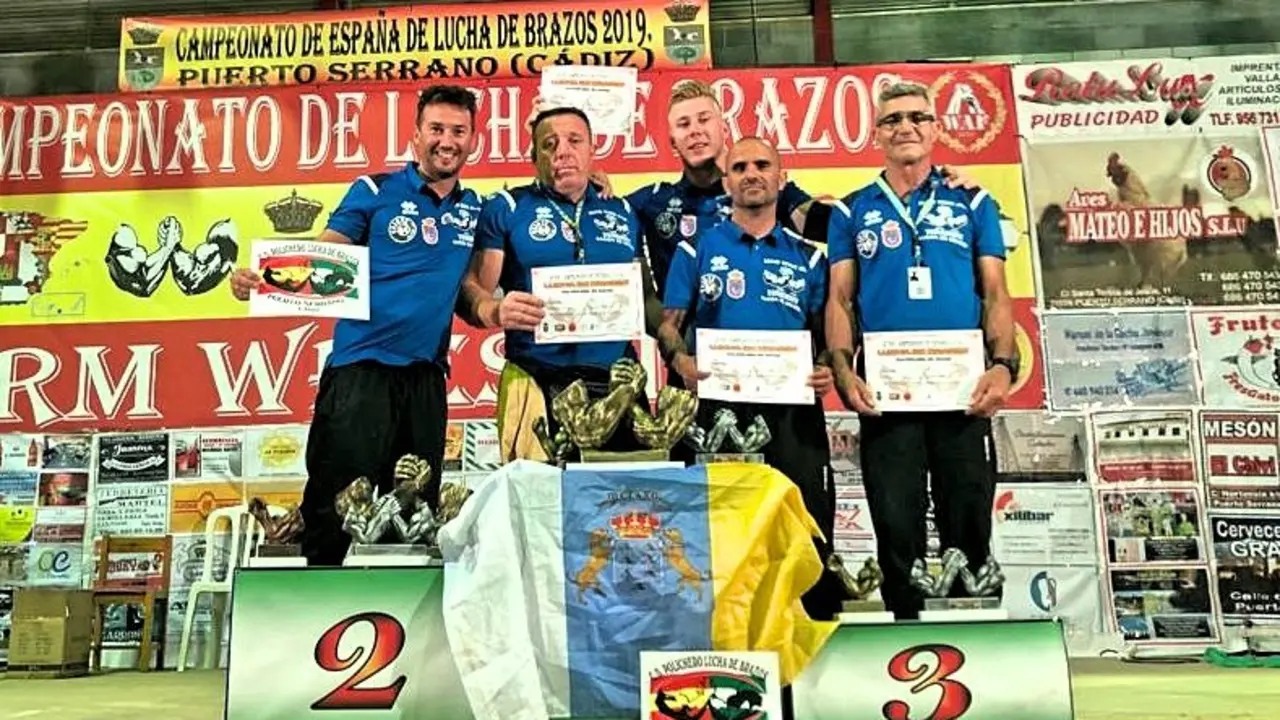 Lucha Brazo Selecci&oacute;n Canaria_Fotor