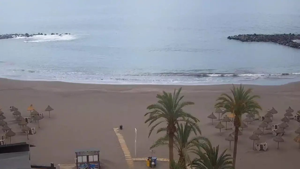 Playa de Troya, Playa de Las Americas, Tenerife Sur, Arona Adeje Semana Santa estado alarma, coronavirus abril 2020