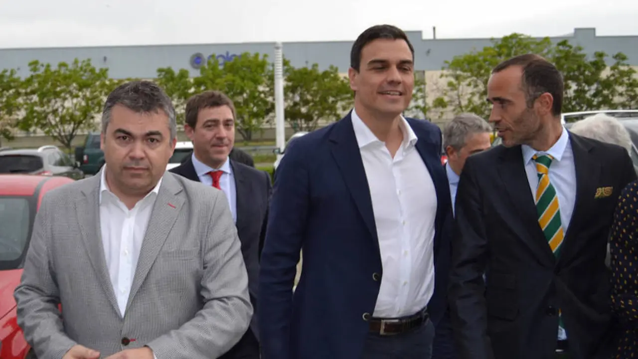 santos cerdan y pedro sanchez, federal psoe