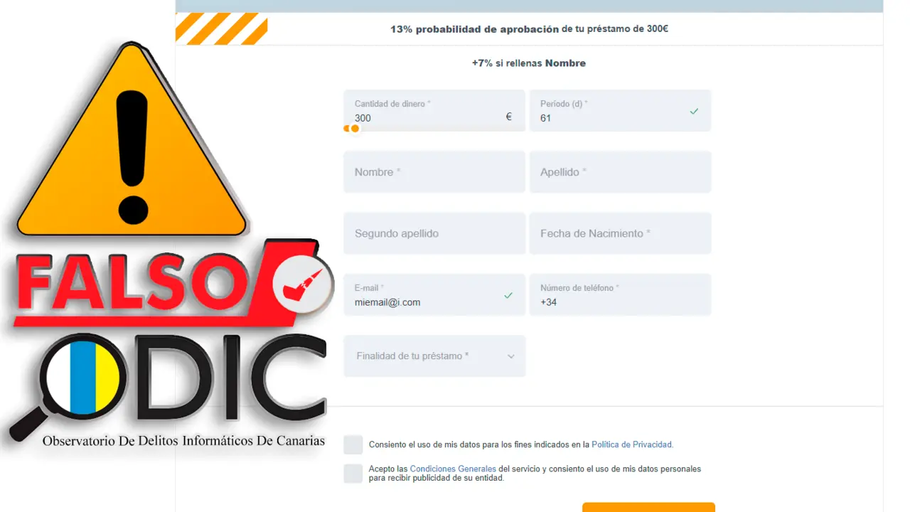 3ODIC falso prestamo online _Fotor