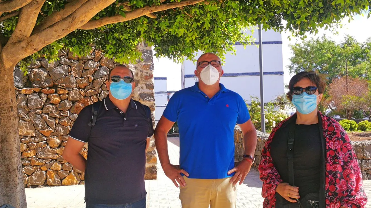 Miembros de la Comisi&oacute;n aluminosis de Las Chumberas_Fotor