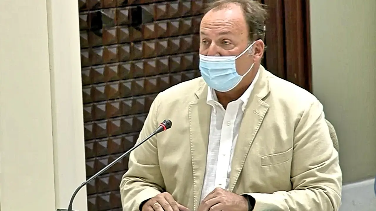 31082020 Ricardo Fern&aacute;ndez de la Puente (Cs) en la comparecencia de las patronales tur&iacute;sticas de las Islas ante el Parlamento de Canarias_Fotor