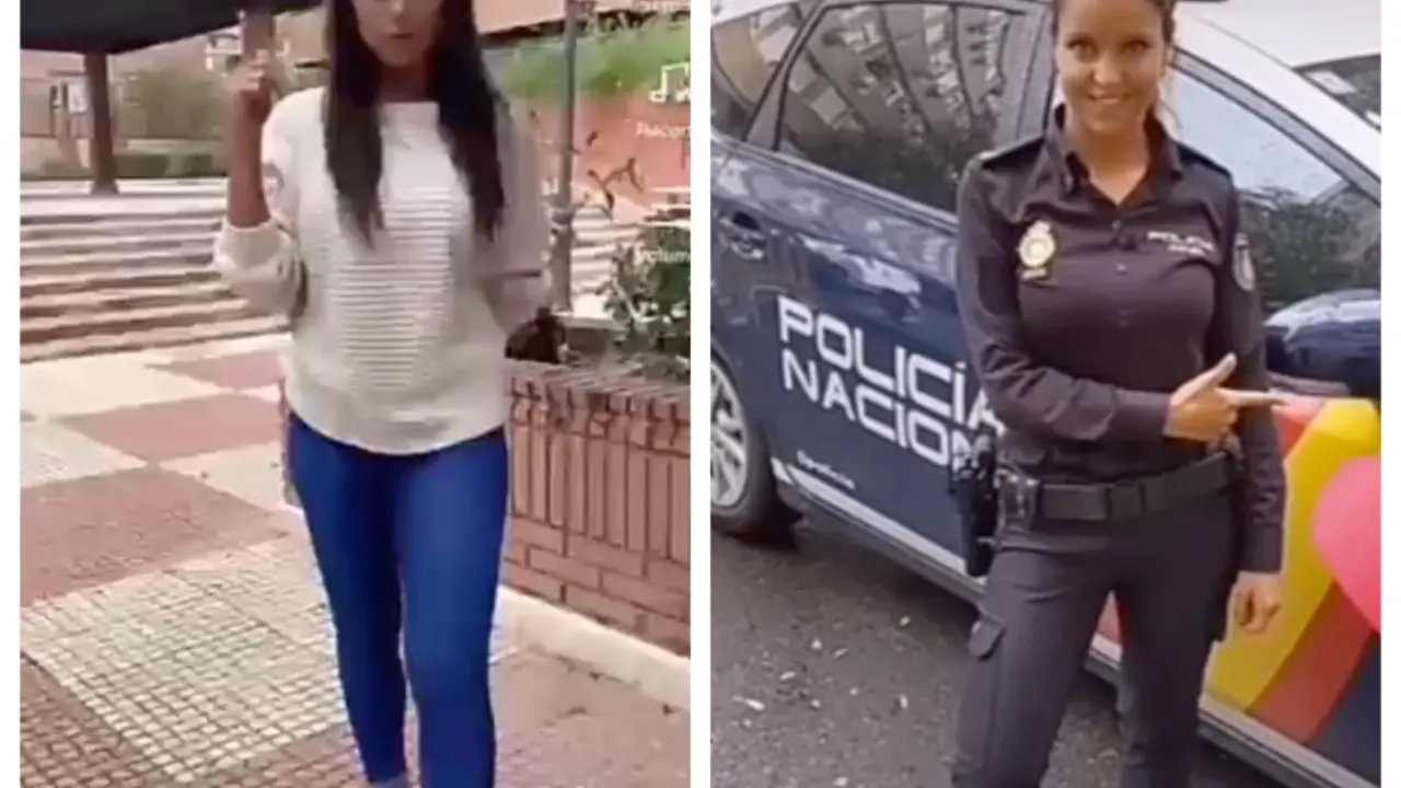 Polic&iacute;a Nacional TikTok Fotor