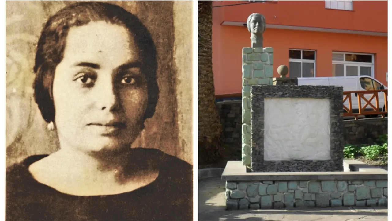 Centenario de la llegada al pueblo de la maestra &Aacute;ngeles Machado _Fotor