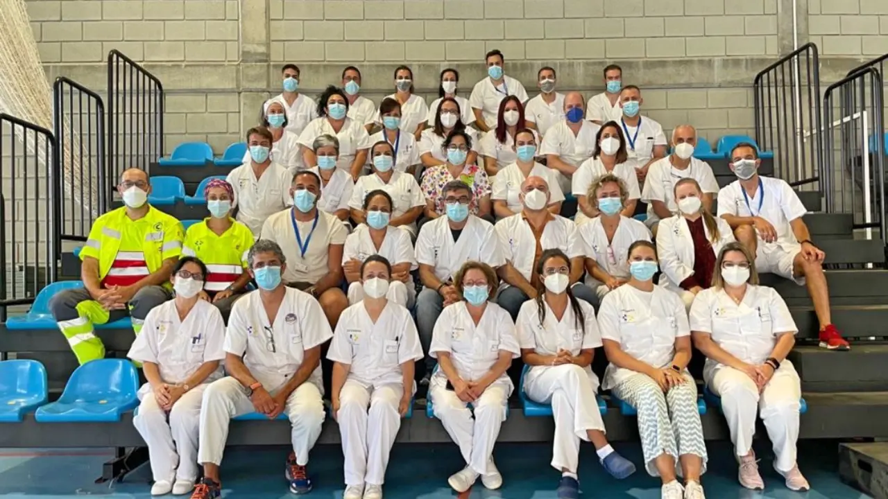 Equipo de vacunci&oacute;n del &Aacute;rea de Salud de La Palma_Fotor