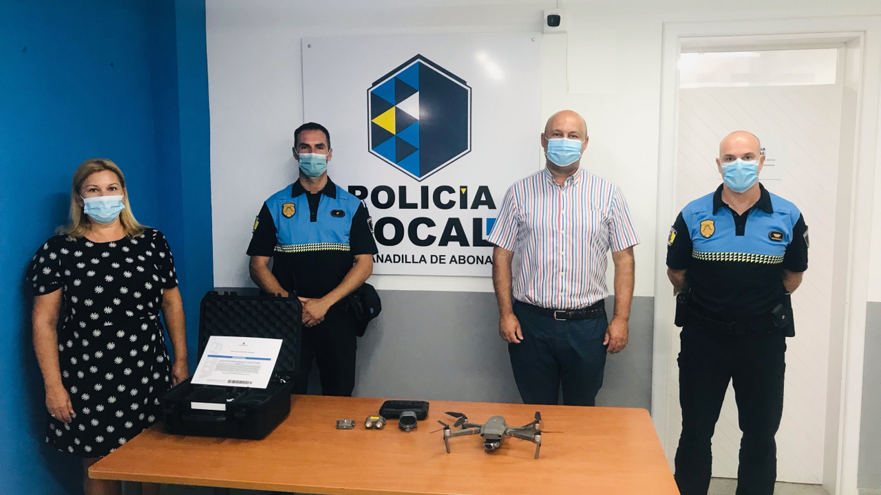 Dron Polic&iacute;a Local Granadilla 3-2