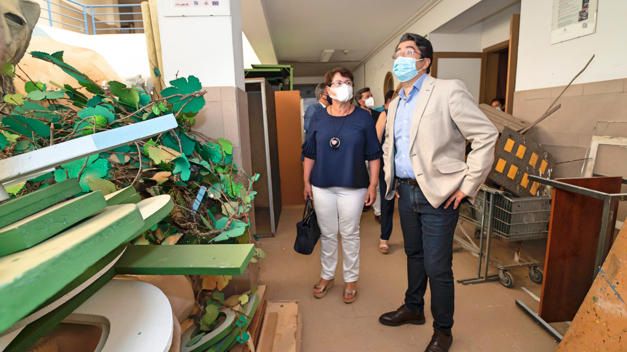 Pedro Mart&iacute;n Visita presidente Tegueste(1)