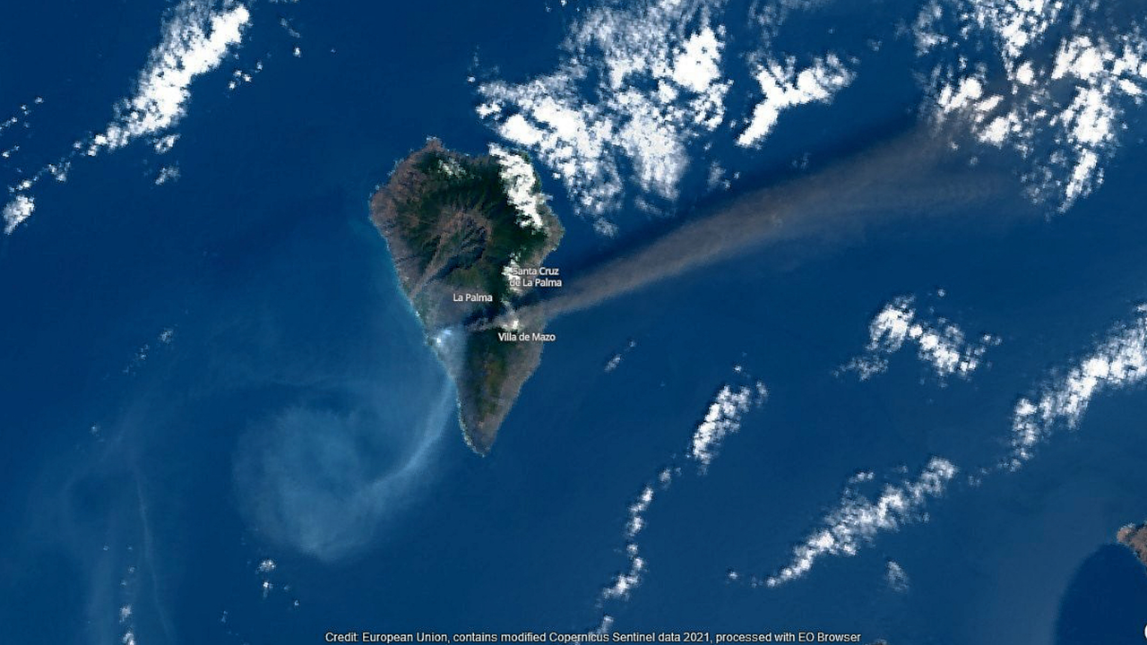 nuve volc&aacute;n la palma EAU0lxk