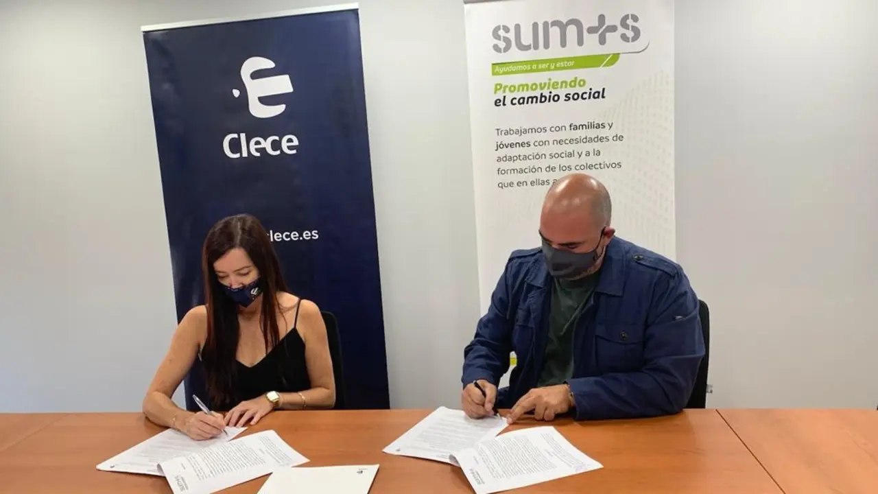 20211019NdPClece y la Asociaci&oacute;n SUMAS firman un convenio de ayuda