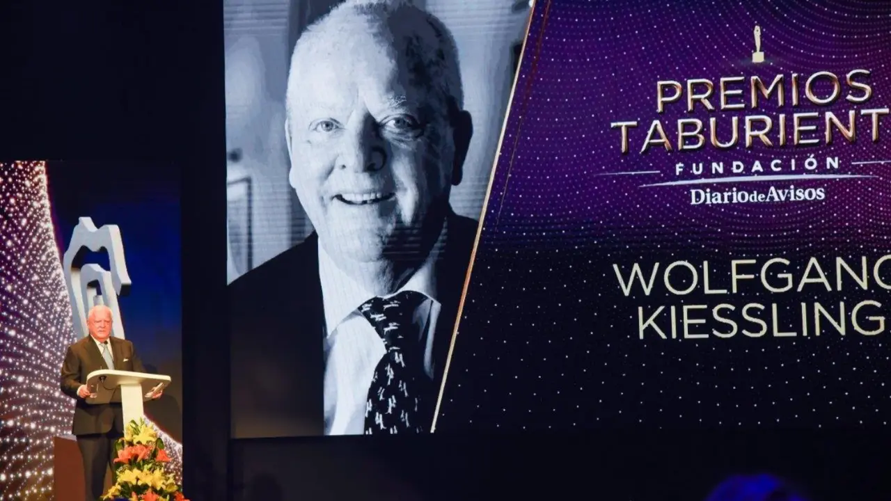 Wolfgang Kiessling recibe el Premio Taburiente (2)(1)