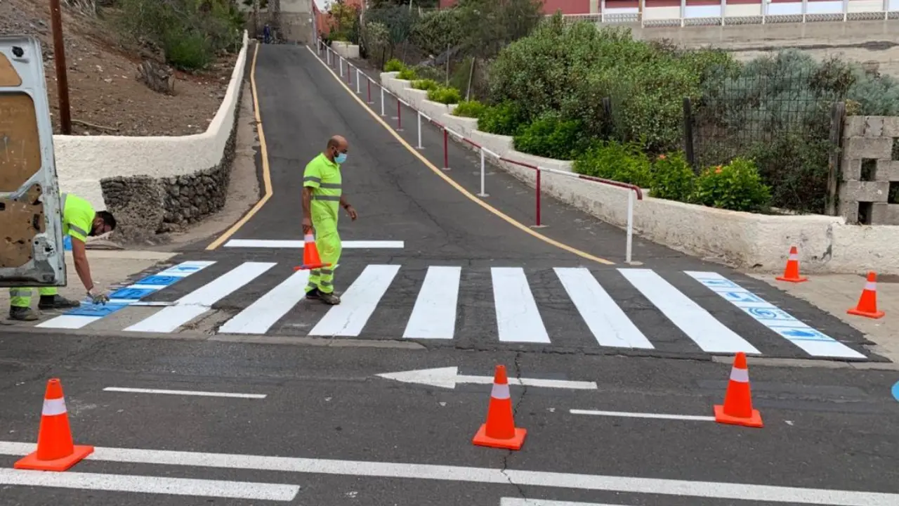 Paso de peatones inclusivo Gu&iacute;a casco