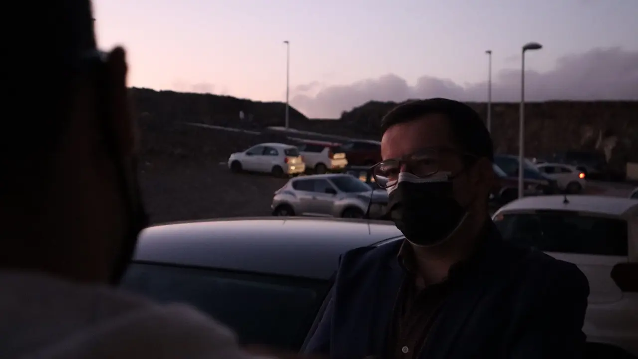 Ad&aacute;n Garc&iacute;a (Cs) durante su visita a la calle Suecia(1)