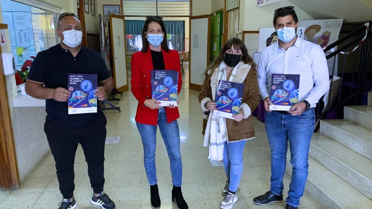 Concurso Rumbo al planeta 2030, colegios Gu&iacute;a de Isora